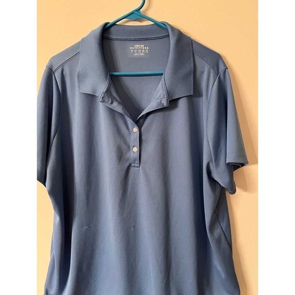Lands' End Outfitters Blue Polo - Picture 3 of 5